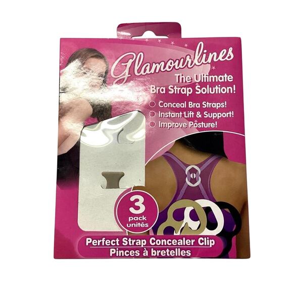Glamourlines Strap Concealer Clip, 3 pack - Picture 2 of 4